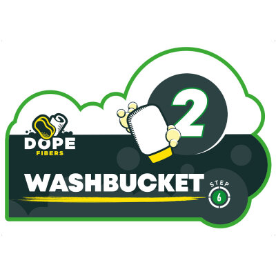 Dope Fibers - Eimer Aufkleber Washbucket 2