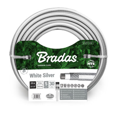 Bradas - Gartenschlauch NTS WHITE SILVER 1/2" 20m